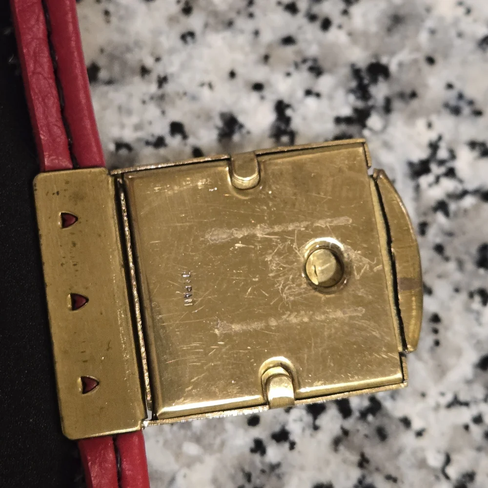 ​Vintage HAZEL Red Pebbled Leather Executive Portfolio / Document Case